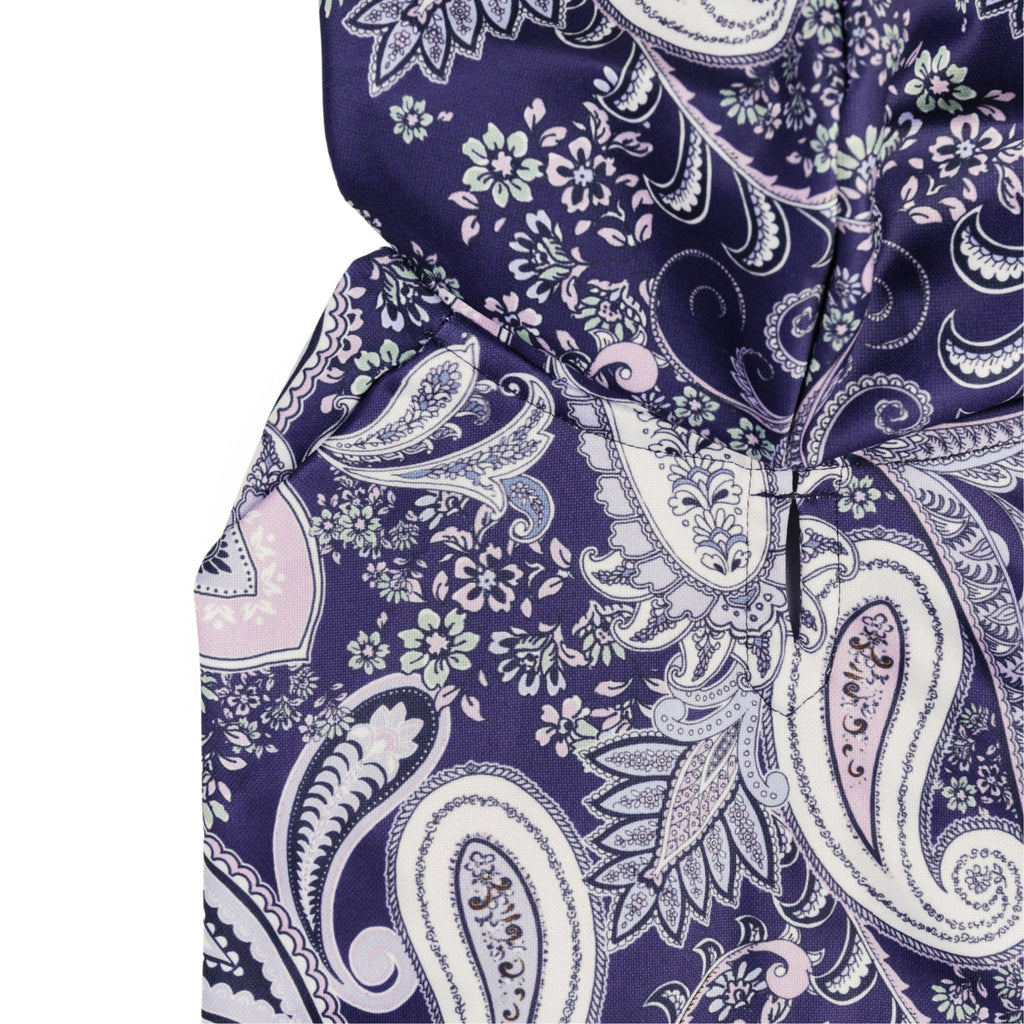 Purple Paisley Dog Polar Fleece Hoodie Australia