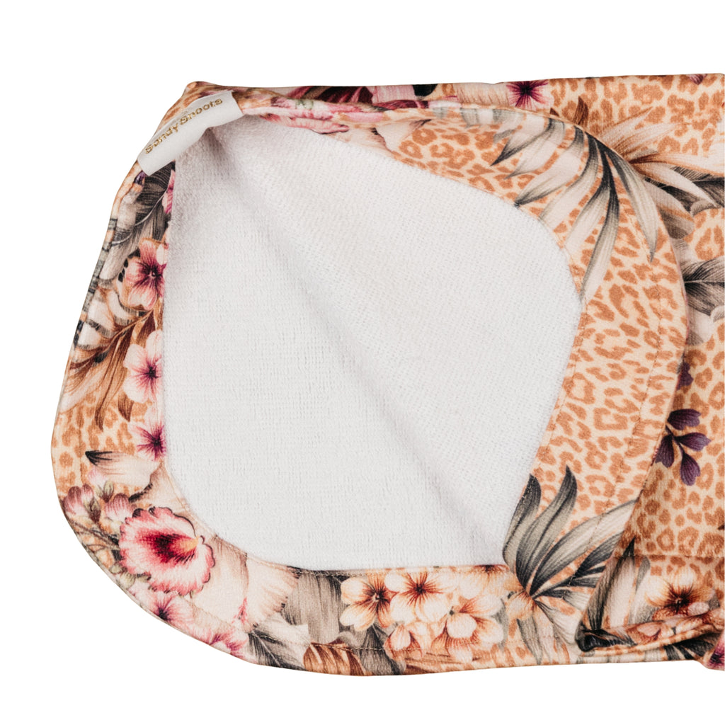 Floral Animal Print Wearable Dog Poncho Drying Towel Australia